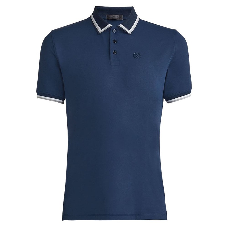 Gfore Tux Banded Sleeve Tech Jersey Golf Polo 2023 Ink Small