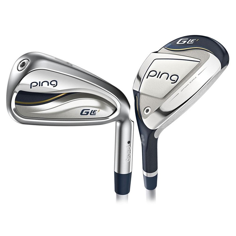 PING G Le3 Hybrid Iron Combo Set – 23 Women Right – 5-6H & 7-PW Hybrids (Graphite) / Irons (Graphite) – Ladies Ultra Lite