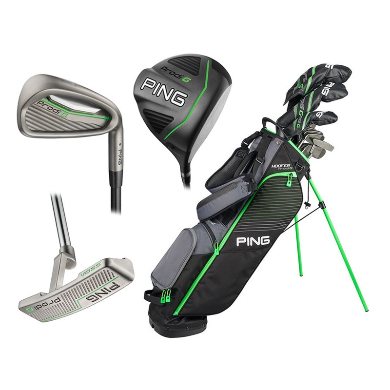 PING Junior Prodi G G Full Set (Ages 13+) – 23 Boys Right – 11 Clubs + 1 Stand Bag Prodi G Graphite – Stiff