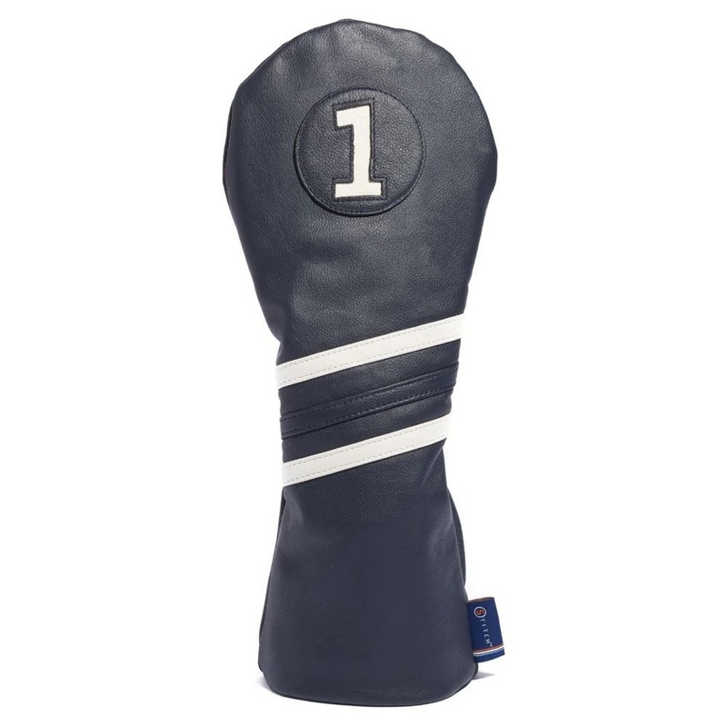 Stitch Monte Carlo Leather Headcover 1-Wood Navy