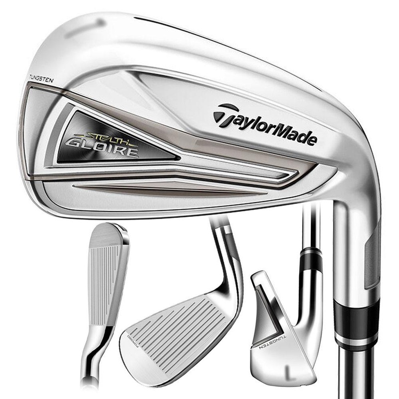 TaylorMade Stealth Gloire Forged Iron Set – 23 Men Right – 6-PW & AW Fujikura Speeder NX Graphite – Regular