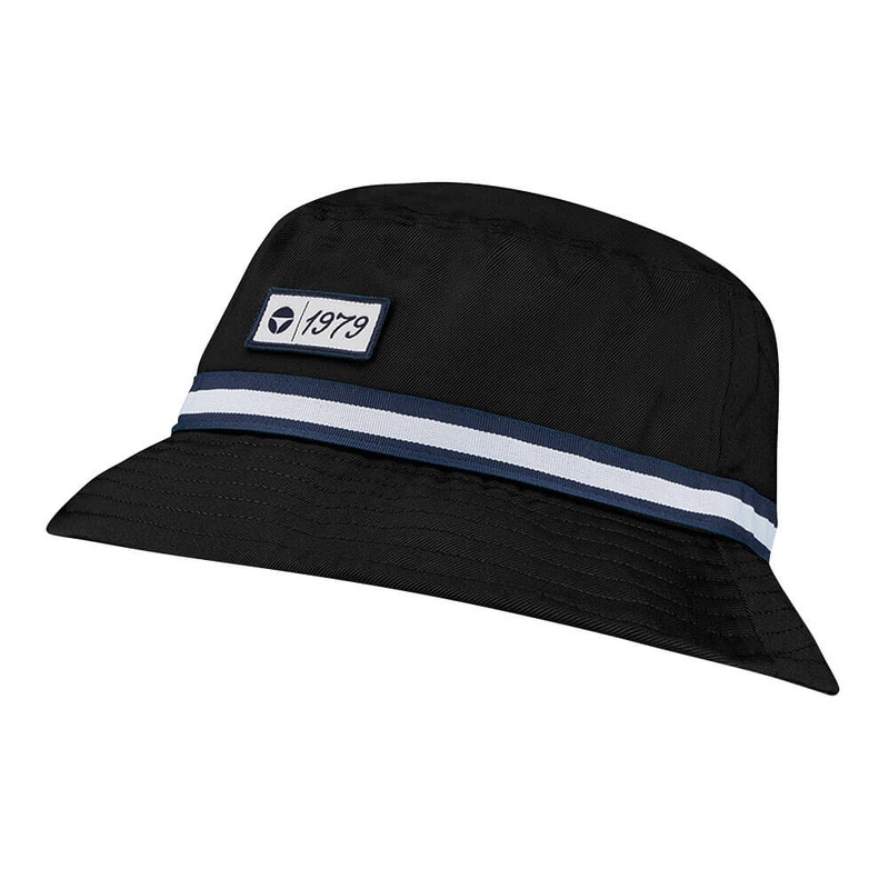 TaylorMade Vintage Twill Golf Bucket Hat 2023 Black Small/Medium