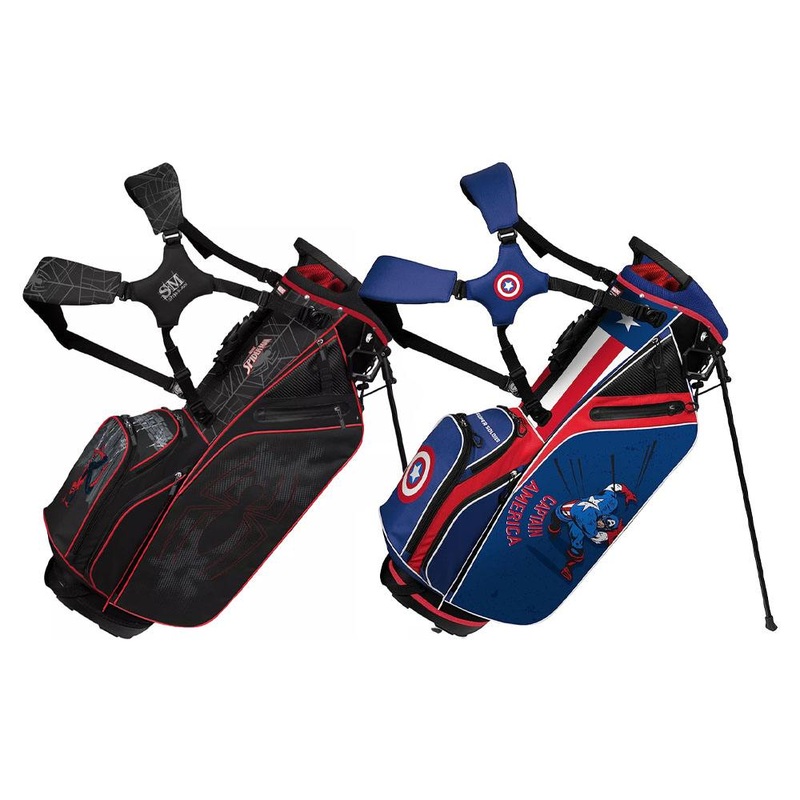 Team Effort Marvel Caddie Hybrid Stand Bag – 23 Spiderman