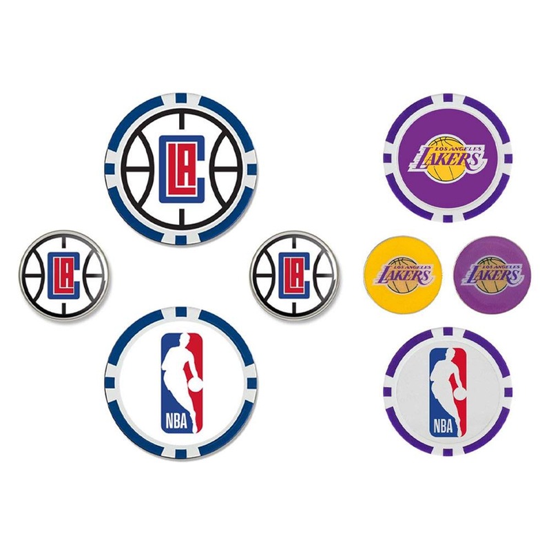 Team Effort NBA Ball Marker Set Los Angeles Clippers