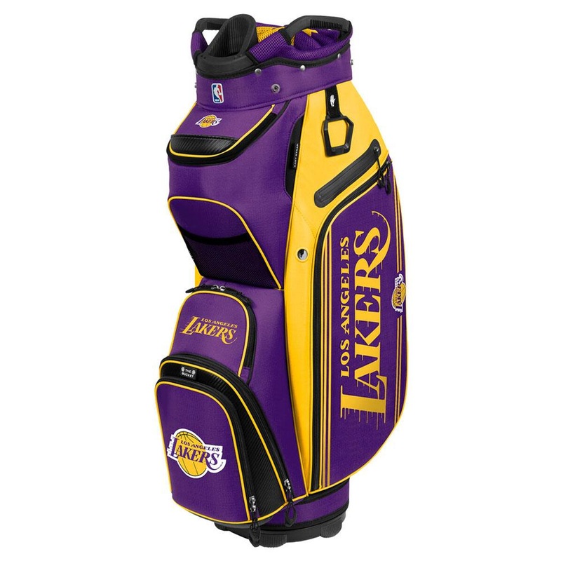 Team Effort NBA Bucket III Cooler Cart Bag – 23 Los Angeles Lakers