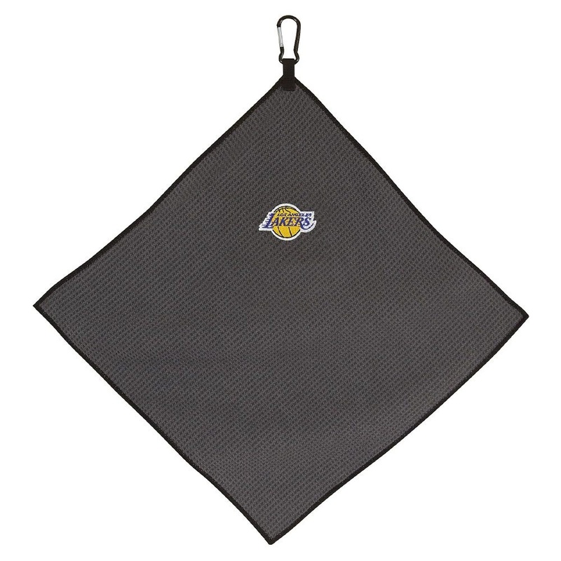 Team Effort NBA Gray Microfiber 15″ x 15″ Towel Los Angeles Lakers
