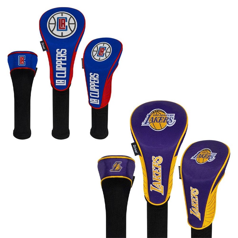 Team Effort NBA Set of Three Headcovers LA Lakers