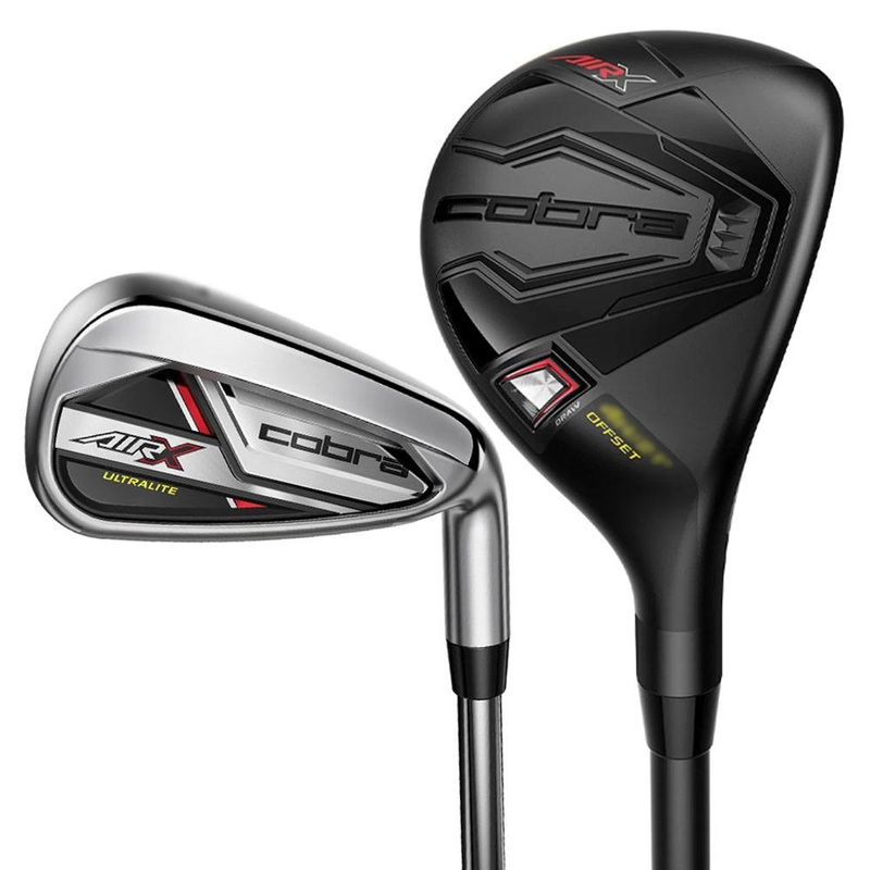 Cobra AIR-X 2 Hybrid Iron Set – 23 Men Right – 5-6H & 7-PW & GW Hybrids (Graphite) / Irons (Graphite) – Senior