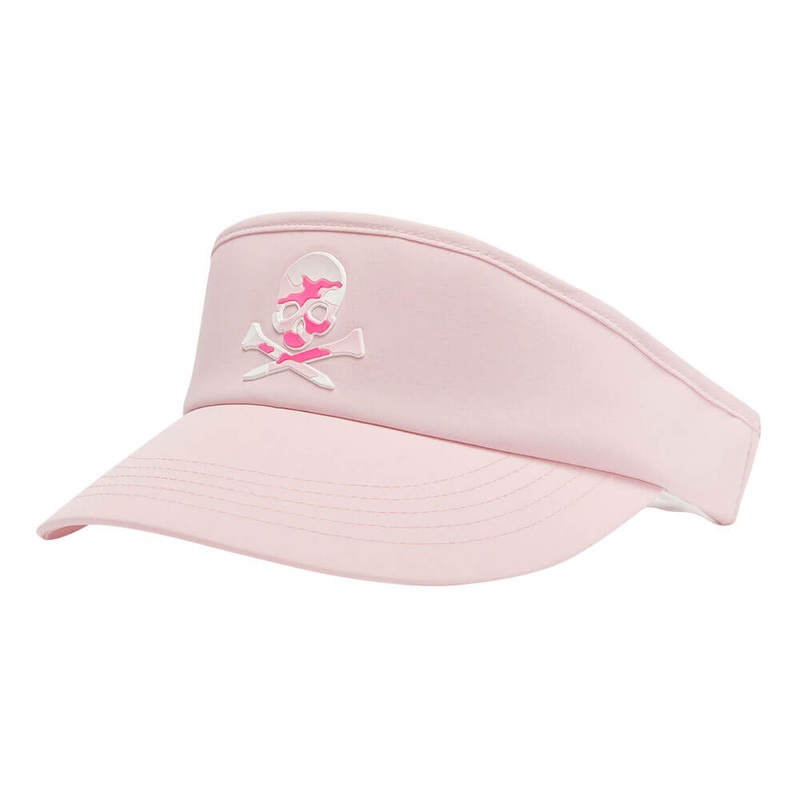 Gfore Camo Skull & T’s Tech Nylon Golf Visor 2023 Women Cameo One Size Fits All