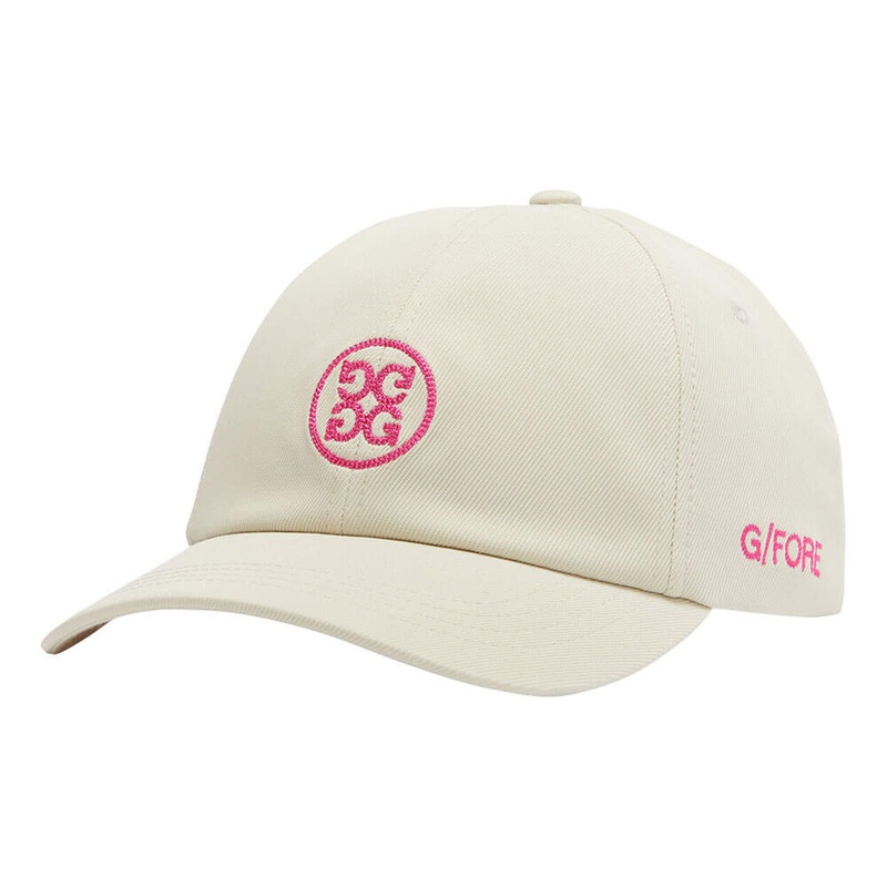 Gfore Circle G’s Stretch Twill Snapback Golf Cap 2023 Women Stone One Size Fits All
