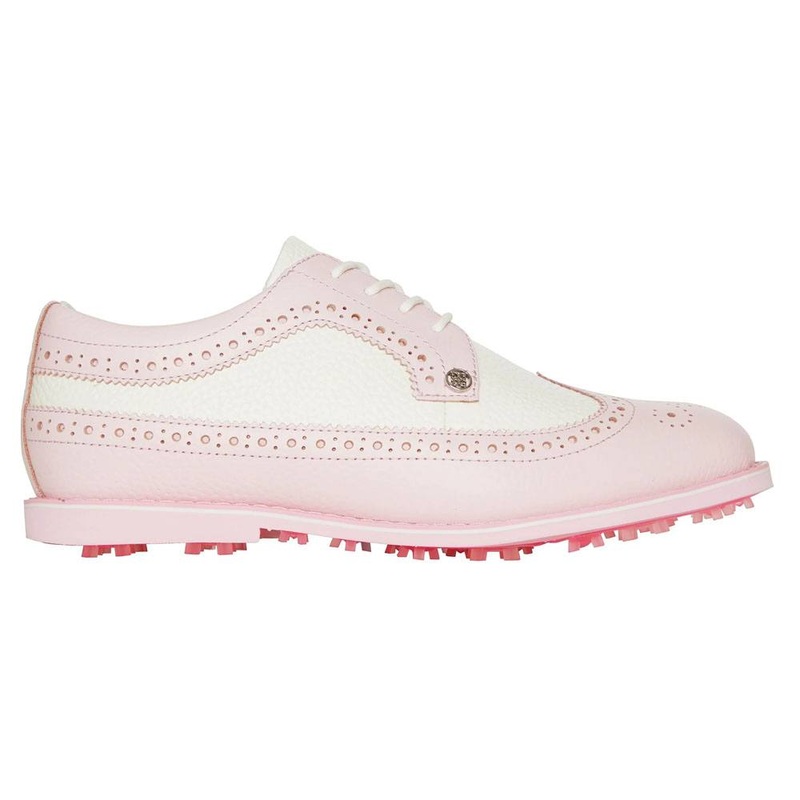 Gfore Gallivanter Pebble Leather Longwing Spikeless Golf Shoes Blush – 23 Women Medium 5.5