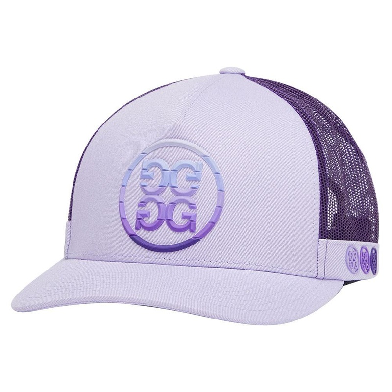 Gfore Gradient Circle G’s Cotton Twill Trucker Golf Cap Aura – 24 Women One Size Fits All