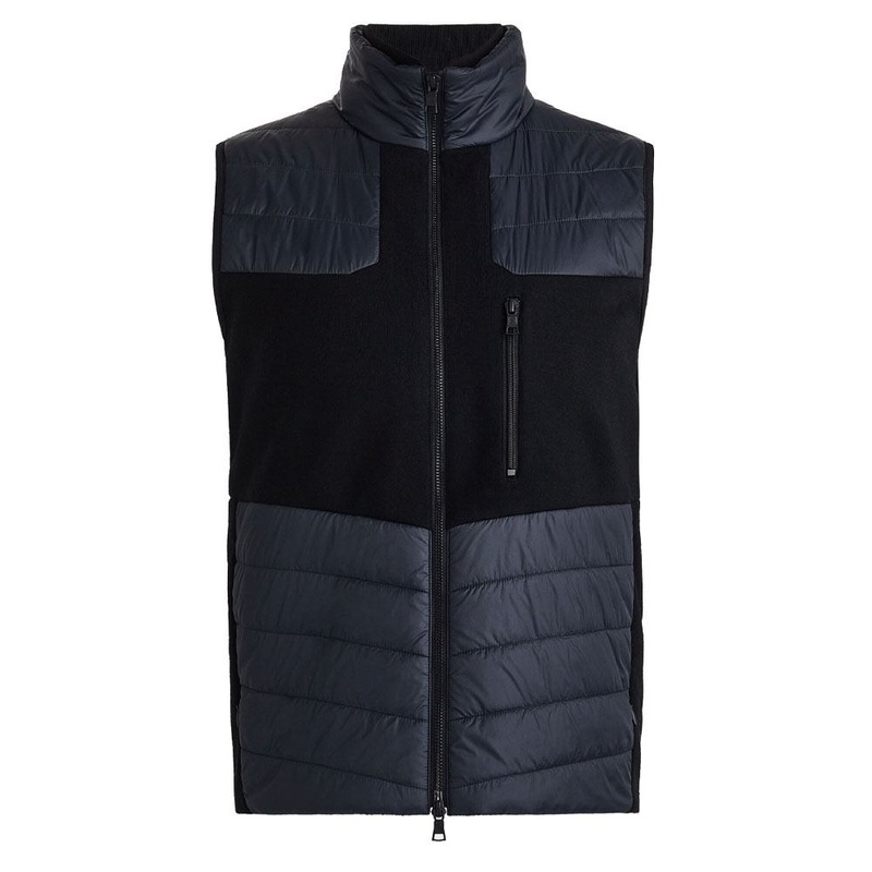 Gfore Pixelated Skull & T’s Merino Wool Full Zip Golf Vest 2023 Onyx Medium