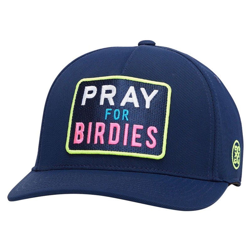 Gfore Pray For Birdies Stretch Twill Snapback Golf Cap Twilight – 24 Women One Size Fits All