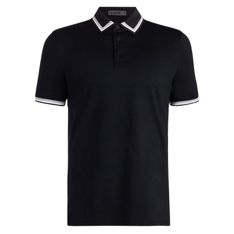 Gfore Tux Tech Jersey Golf Polo Onyx – 24 Men Small