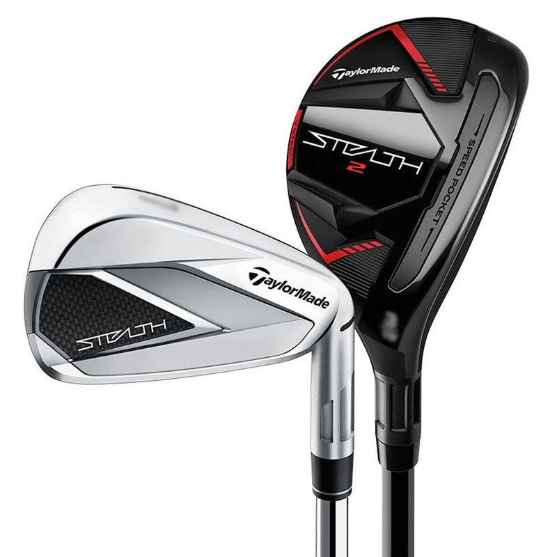 TaylorMade Stealth 2 Combo Iron Set – 23 Men Right – 3-4H, 5-PW KBS Max 85 MT Steel – Regular