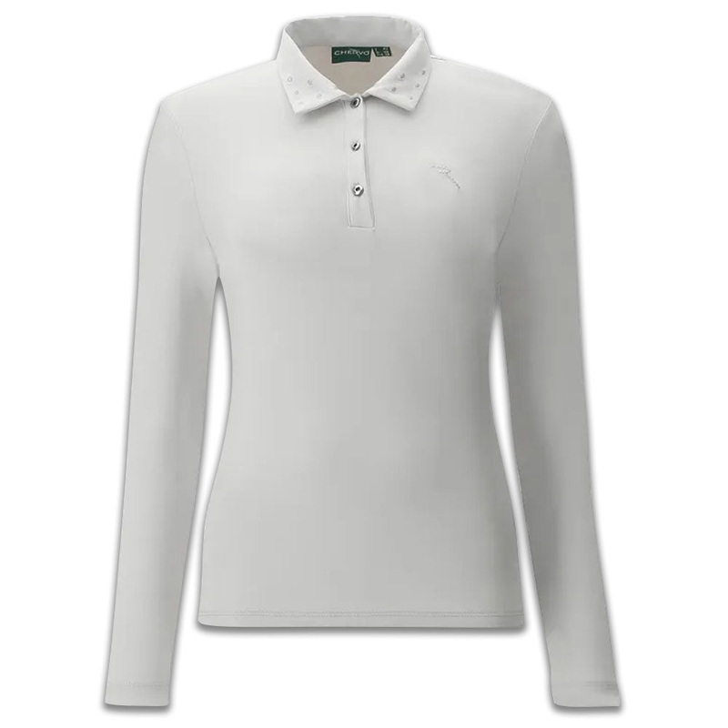 Chervo Alotta Golf Polo 2021 Women Pearl White X-Small