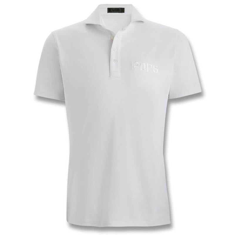 Gfore Essential Pique Embroidery Golf Polo 2023 Snow Small