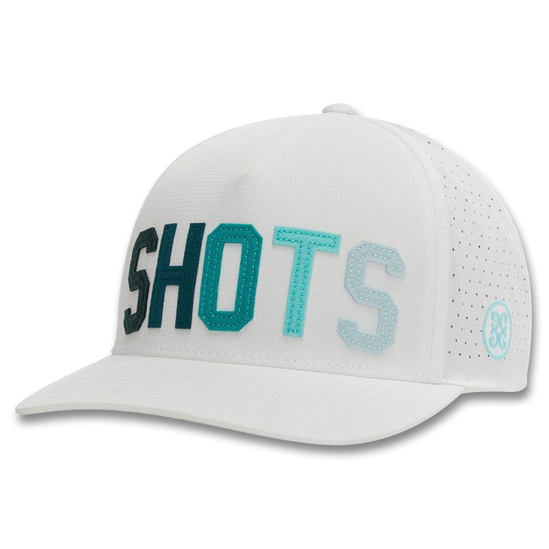 Gfore Shots Stretch Perforated Snapback Golf Cap 2023 Snow One Size Fits All