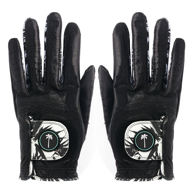 Palm Golf Tower 14 Golf Glove Black – 24 Men Fit to Left Hand Small