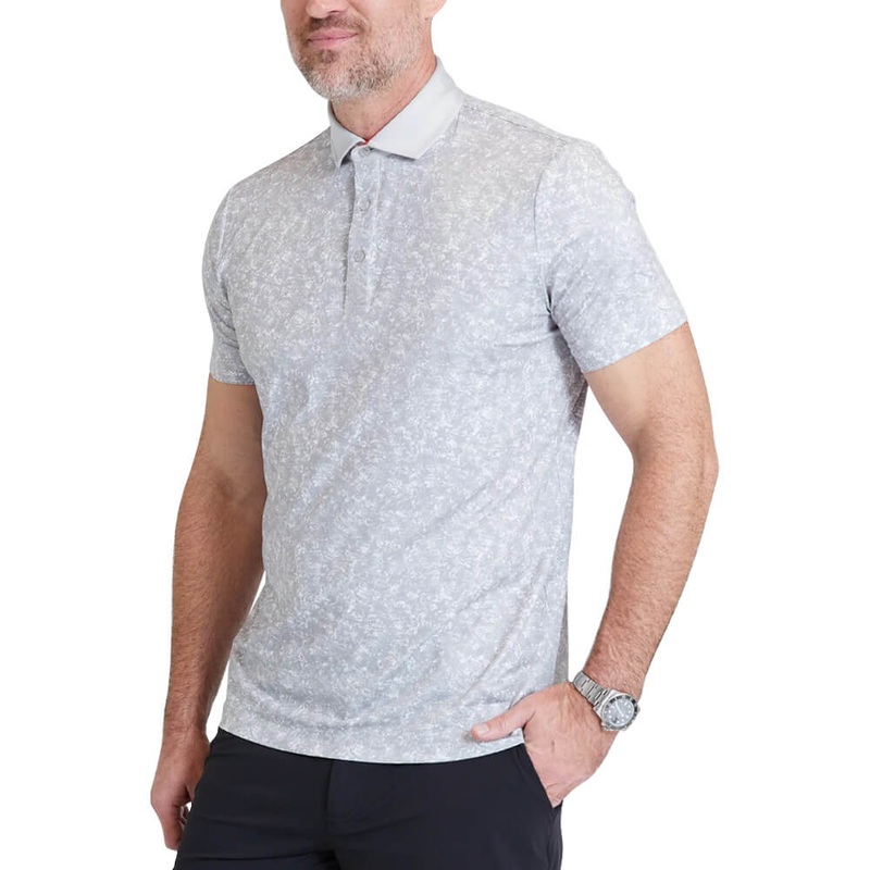Redvanly Maxwell Golf Polo 2023 Glacier Gray Small