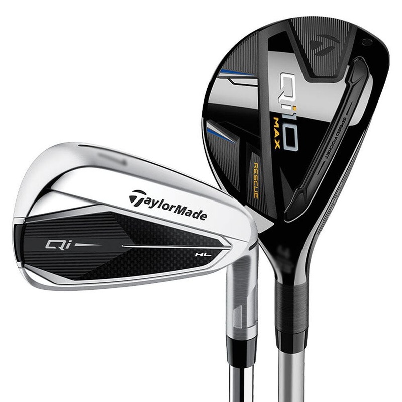 TaylorMade Qi HL Hybrid Iron Set – 24 Men Right – 4-5H & 6-PW & AW Hybrids (Graphite) / Irons (Graphite) – Senior