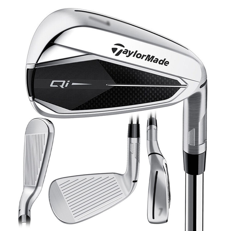 TaylorMade Qi Iron Set – 24 Men Right – 5-PW Fujikura Ventus Blue TR Graphite – Regular