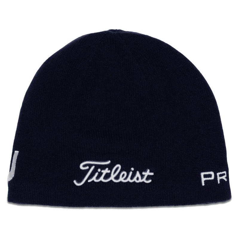 Titleist Merino Wool Golf Beanie 2023 Navy/White One Size Fits All