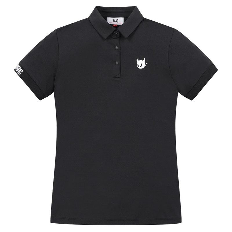 WAAC Mini Waacky Shortsleeve Golf Polo 2023 Women Black Small