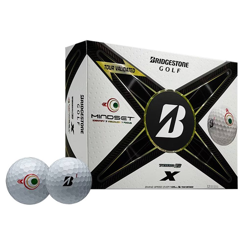 Bridgestone Tour B X Mindset Golf Balls 1 Dozen White