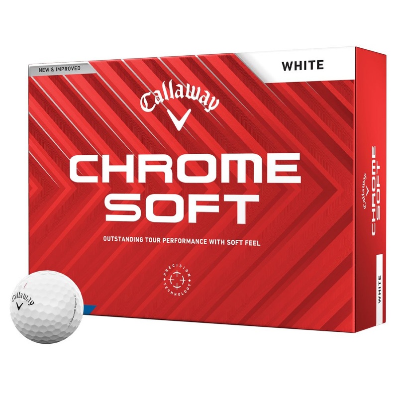 Callaway Chrome Soft Golf Balls 1 Dozen White