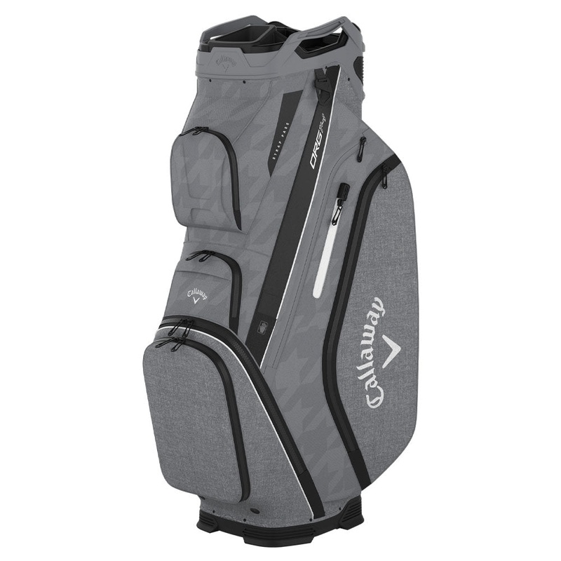 Callaway ORG 14 Cart Bag – 24 Charcoal Houndstooth/Charcoal Heather