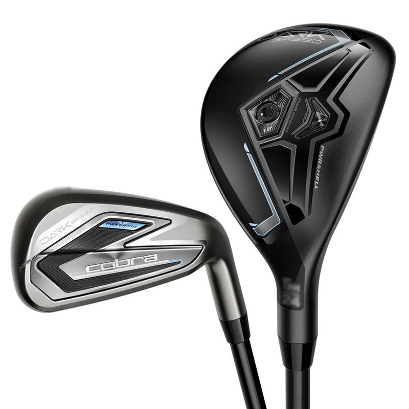 Cobra Dark Speed Hybrid Iron Set – 24 Women Right – 5-6H & 7-PW & SW Hybrids (Graphite) / Irons (Graphite) – Ladies