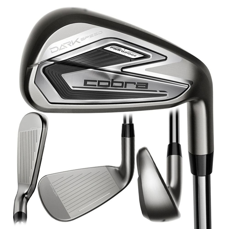 Cobra Dark Speed Iron Set – 24 Men Right – 4-PW KBS Tour Lite Steel – Stiff