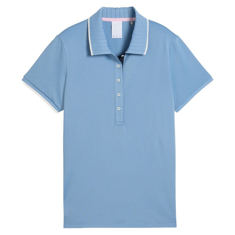 PUMA AP Pique Golf Polo Zen Blue – SS25 Women Small