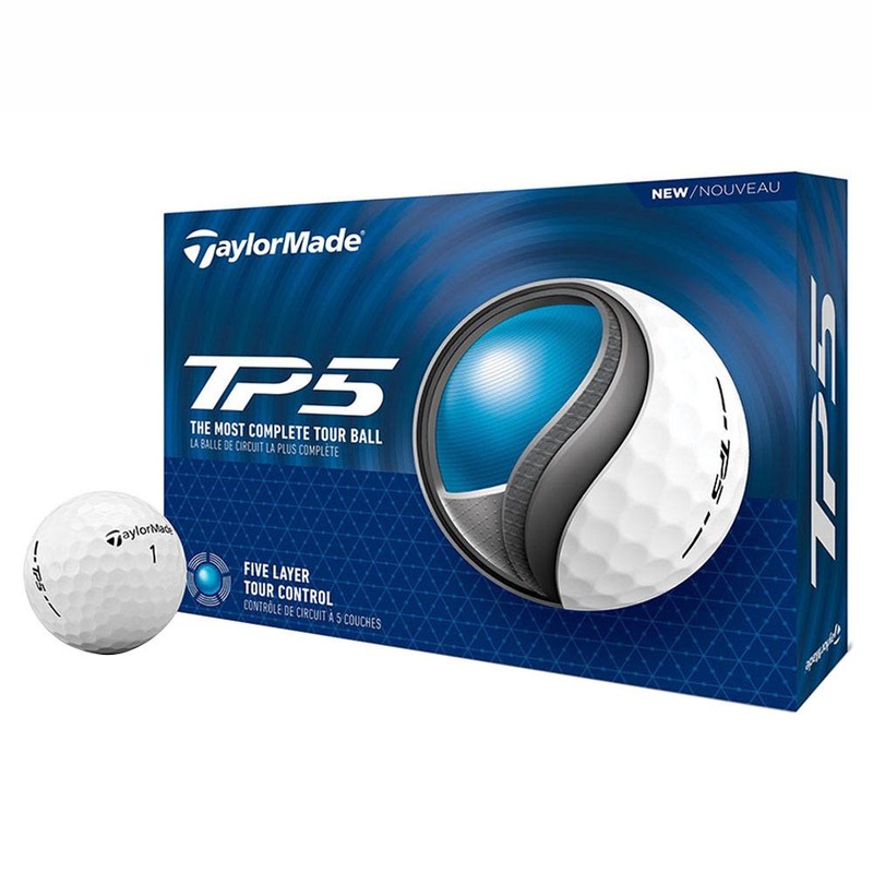 TaylorMade TP5 Golf Balls 1 Dozen White