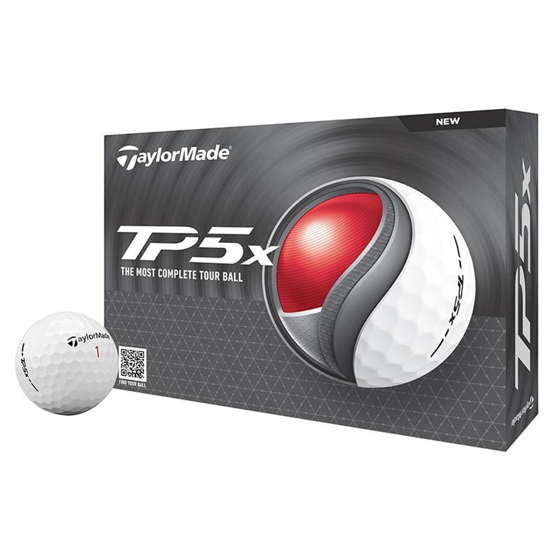 TaylorMade TP5x Golf Balls 1 Dozen White