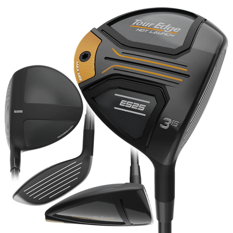 Tour Edge Hot Launch E525 Fairway Wood – 25 Women Right – 3 – 15 UST Mamiya Helium White Ladies Graphite – Ladies