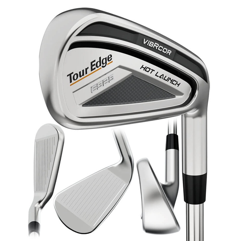 Tour Edge Hot Launch E525 Iron Set – 25 Men Right – 4-PW True Temper Elevate MPH 95 Steel – Regular