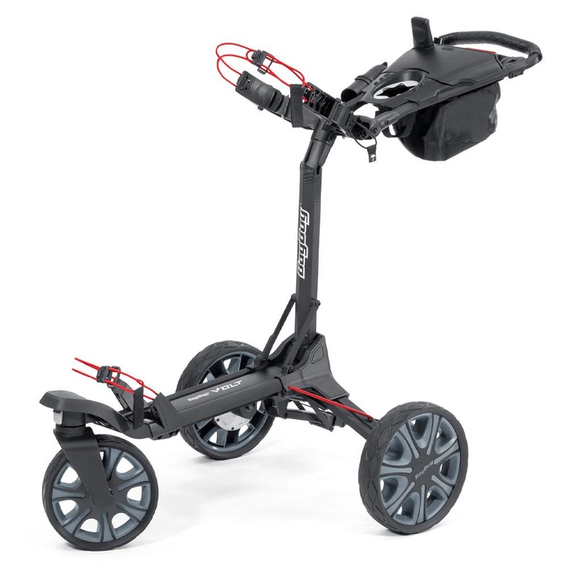 Bag Boy Volt Electric Push Cart – 24 Black/Red
