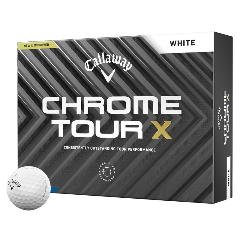 Callaway Chrome Tour X Golf Balls 1 Dozen White
