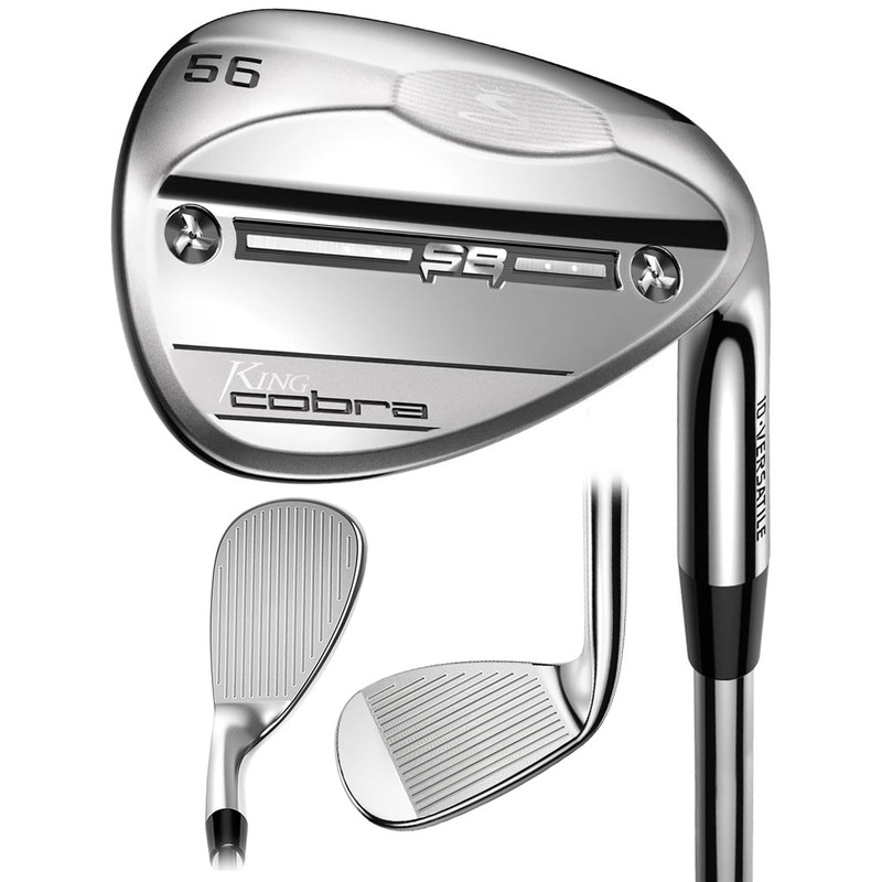 Cobra King Wedge With Snakebite Grooves – 21 Men Right – 48 – 8 – Versatile Grind KBS Hi-Rev 2.0 Steel – Stiff
