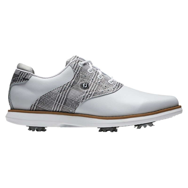 FootJoy FJ Traditions Golf Shoes Previous Season Style White/Multi/Gray – 21 Women Medium 5