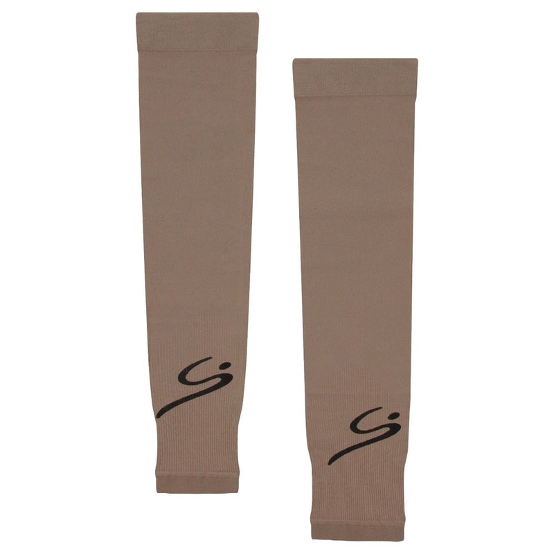 Golfio – Storyi Sun Arm Golf Sleeves Tan/Black – 25 Unisex One Size Fits All