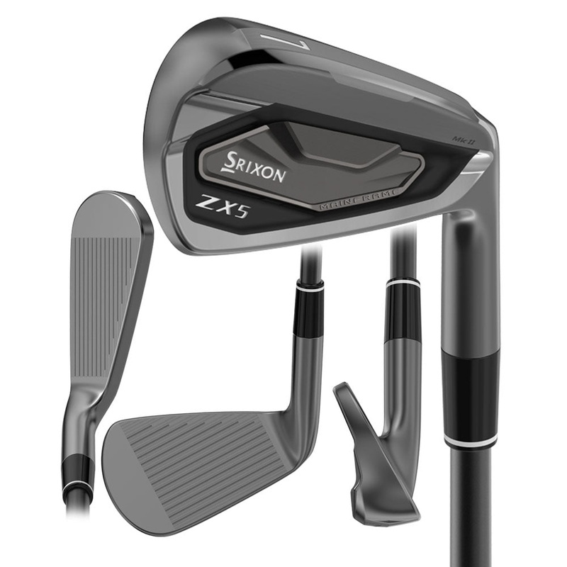 Srixon ZX5 Mk II Black Chrome Forged Iron Set – 24 Men Right – 4-PW KBS C-Taper Lite Black Limited Edition Steel – Stiff