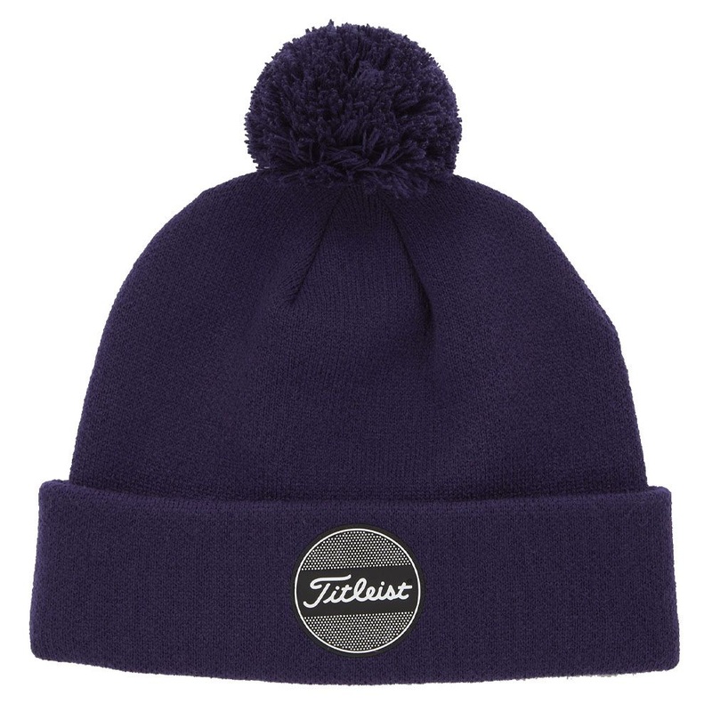 Titleist Boardwalk Pom Pom Golf Beanie Navy – 23 Men One Size Fits All