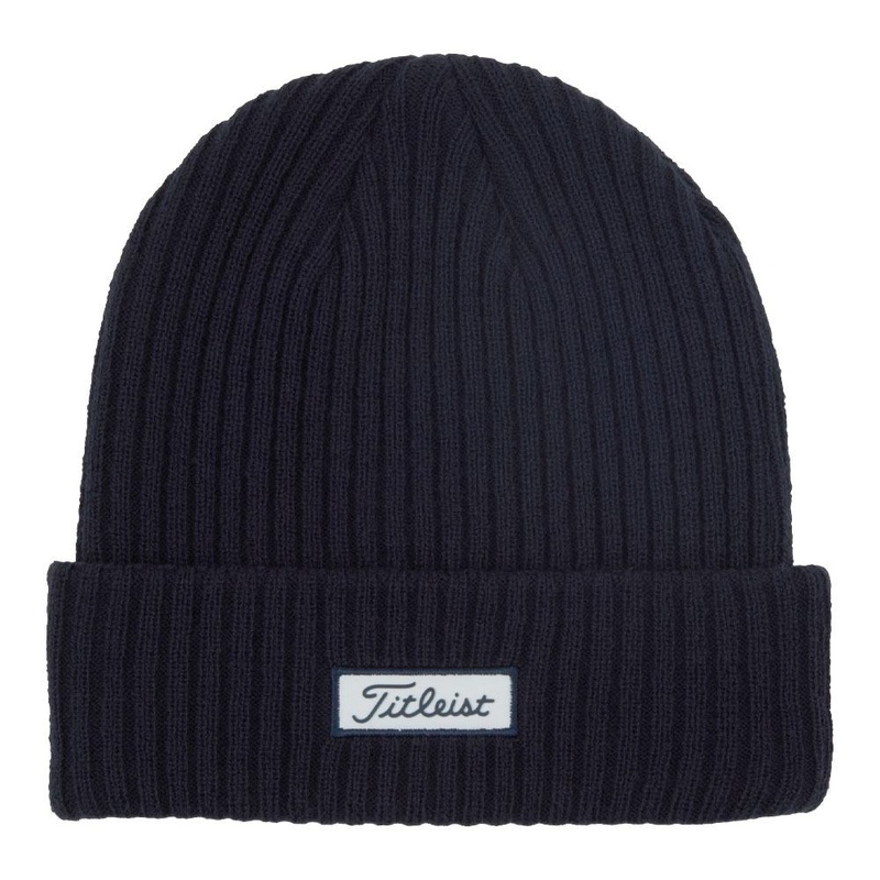 Titleist Charleston Cuff Knit Golf Beanie Navy/White – 23 Men One Size Fits All