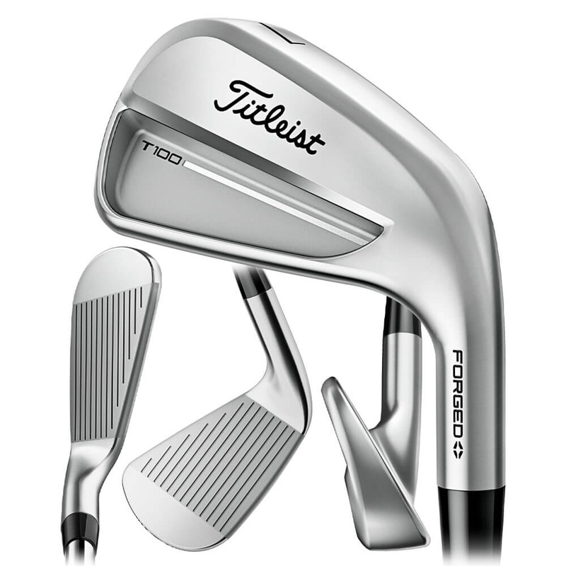 Titleist T100 4G Forged Iron Set – 25 Men Right – 4-PW True Temper AMT Tour White Steel – Stiff
