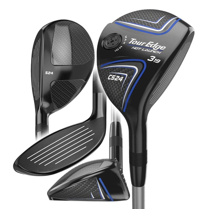 Tour Edge Hot Launch C524 Hybrid – 24 Men Right – 3 – 19 Aldila Ascent PL 55 Graphite – Senior
