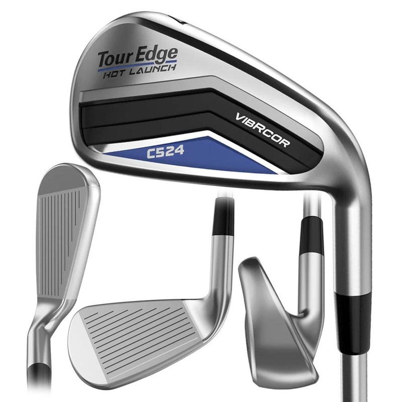 Tour Edge Hot Launch C524 Single Iron 20- 24 Men Right – 7 True Temper Elevate MPH 95 Steel – Regular